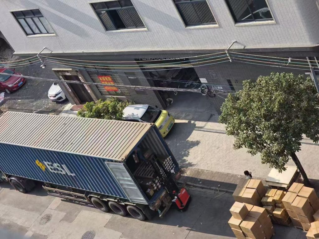 Lighting products being shipped for commercial project delivery