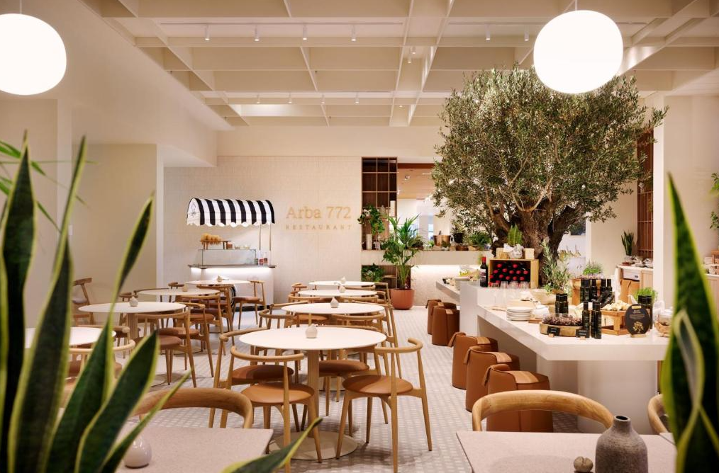 Restaurant lighting design at Arba Resort Valamar Collection Croatia