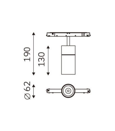 EMMA Low Voltage Track Light