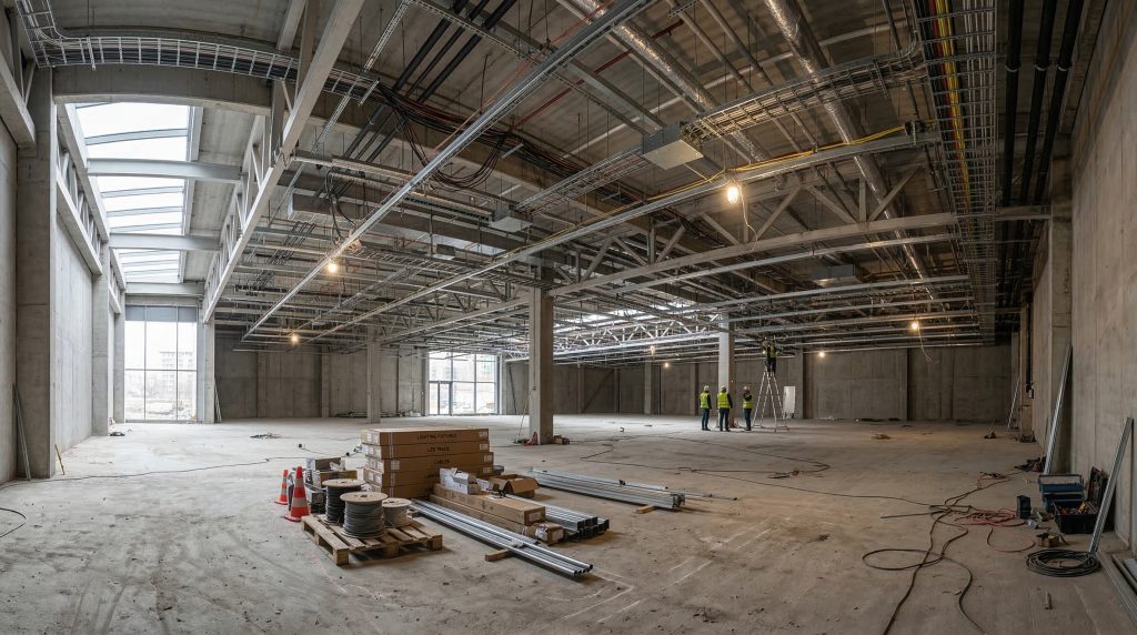 Exhibition Hall Lighting Installation