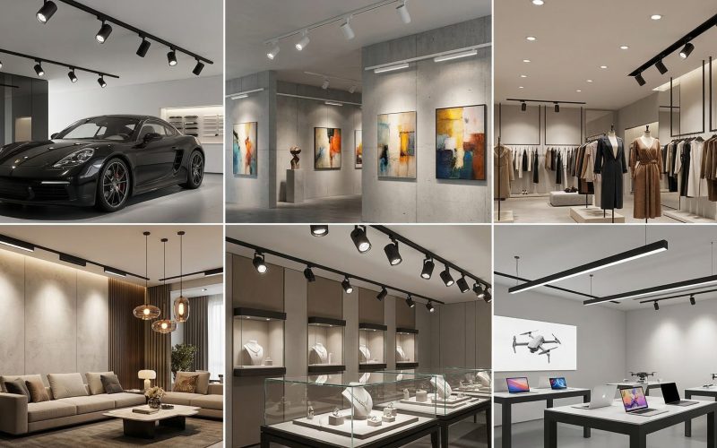 Showroom Lighting Case Study: Track Lights, Downlights & Magnetic Track Solutions