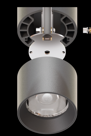 precision LED track light engineering design commercial lighting fixture structure