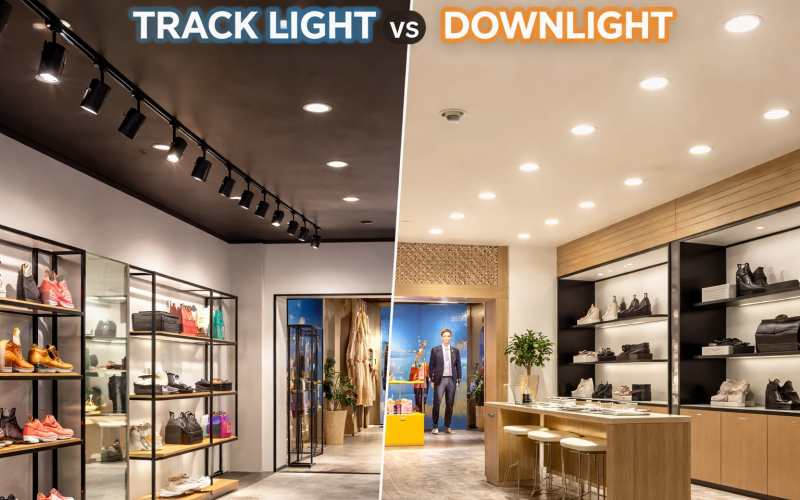 LED Track Light vs Downlight: Which is Better for Commercial Projects?