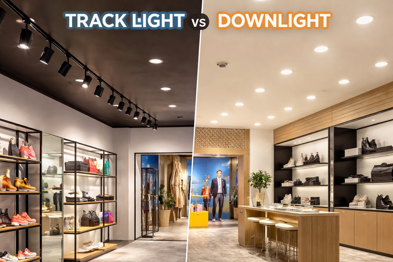 LED Track Light vs Downlight: Which is Better for Commercial Projects?