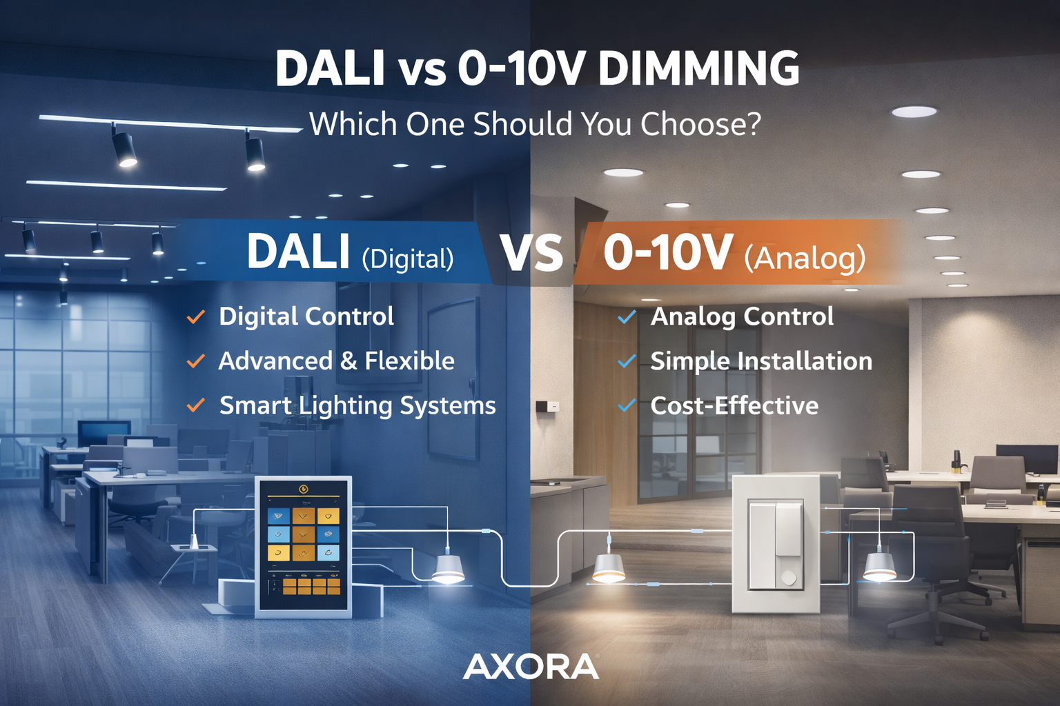 DALI vs 0-10V Dimming: Which One Should You Choose?