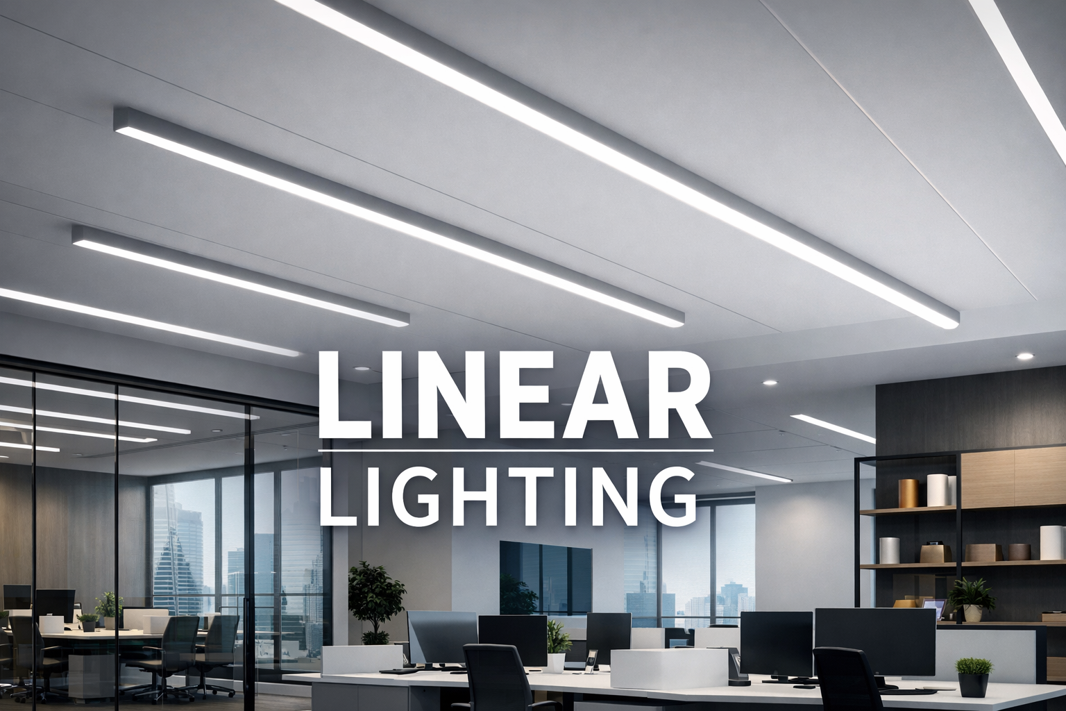What is Linear Lighting? Applications for Office and Commercial Spaces