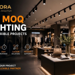 commercial lighting supplier with no MOQ for retail and showroom projects