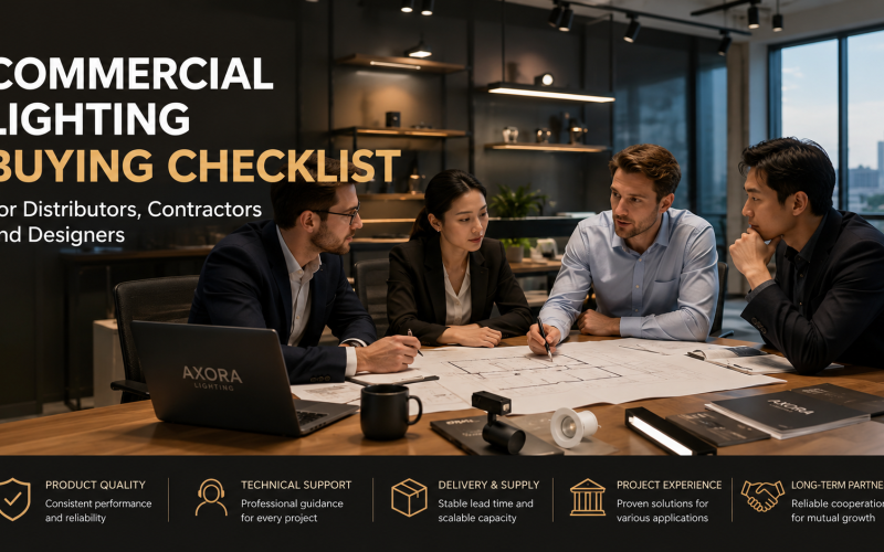 Commercial Lighting Buying Checklist for Distributors, Contractors and Designers