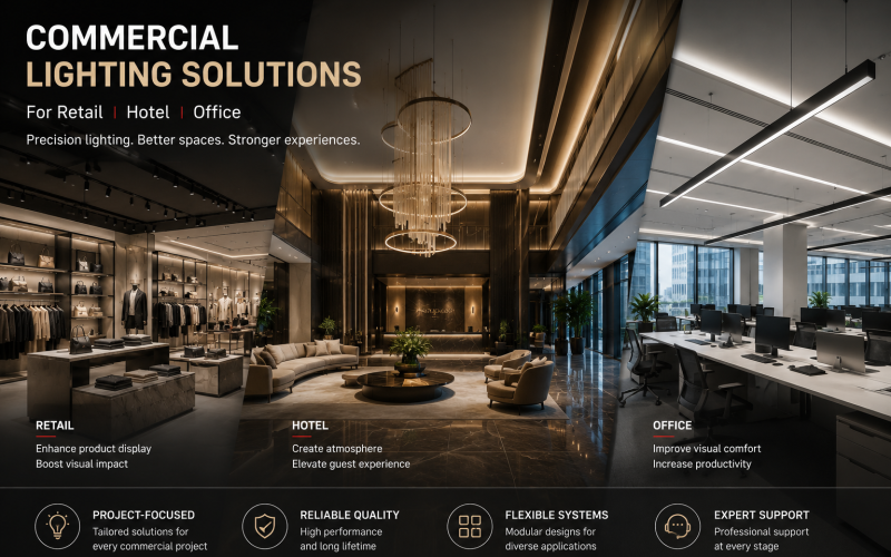Commercial Lighting Solutions for Modern Architectural Projects