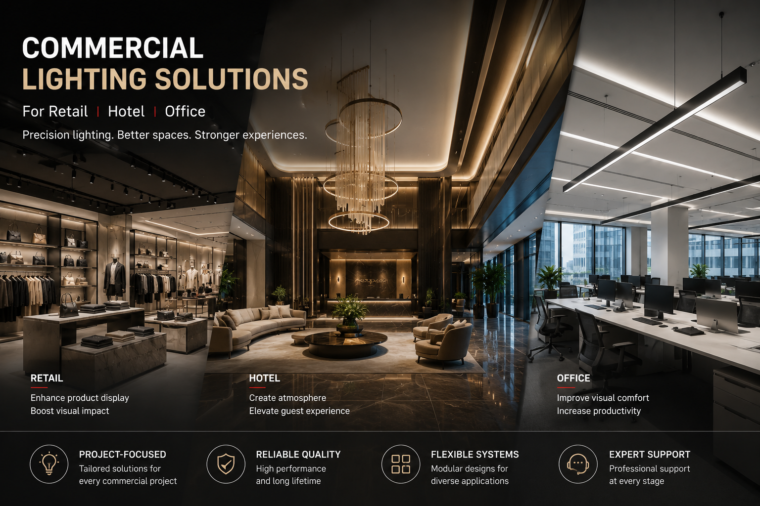 Commercial Lighting Solutions for Modern Architectural Projects