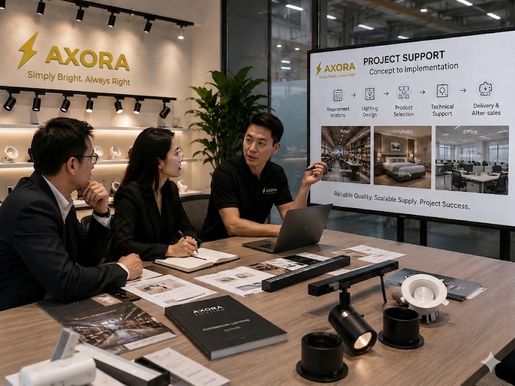 technical support and fast communication for urgent commercial lighting projects