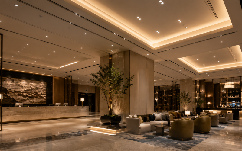 Hotel Lighting Case Study: Layered Lighting for Hospitality Interiors