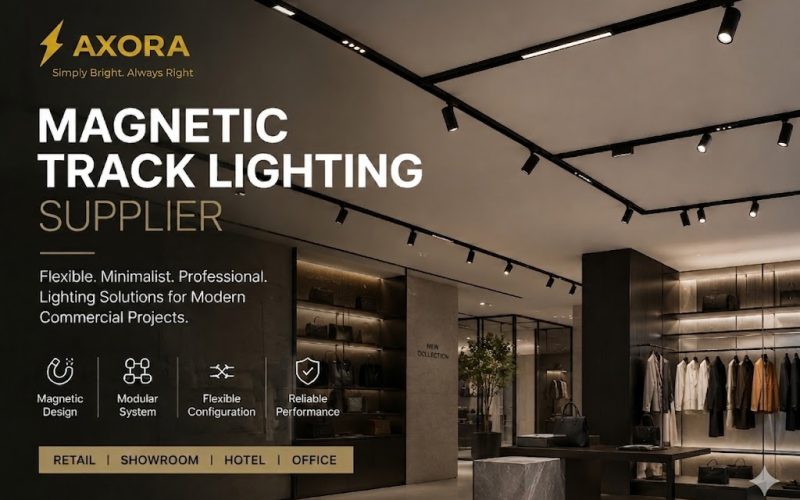 Magnetic Track Lighting Supplier for Modern Commercial Interiors