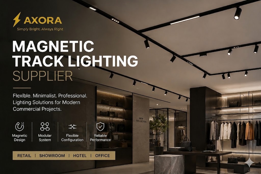Magnetic Track Lighting Supplier for Modern Commercial Interiors