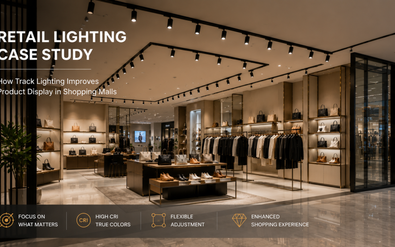 Retail Lighting Case Study: How Track Lighting Improves Product Display in Shopping Malls
