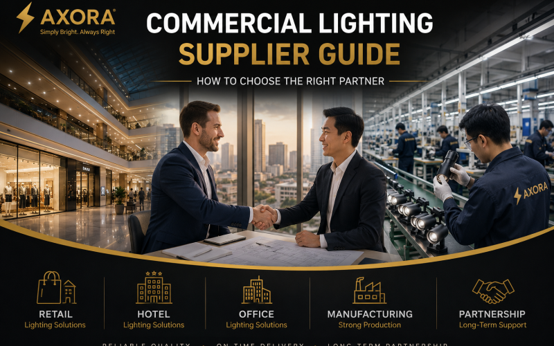 How to Choose the Right Commercial Lighting Supplier for Your Next Project