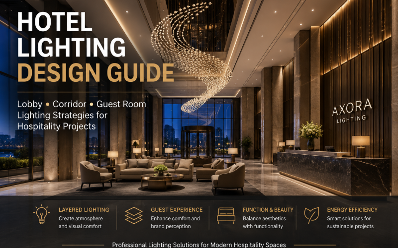 Hotel Lighting Design Guide: Lobby, Corridor and Guest Room Lighting
