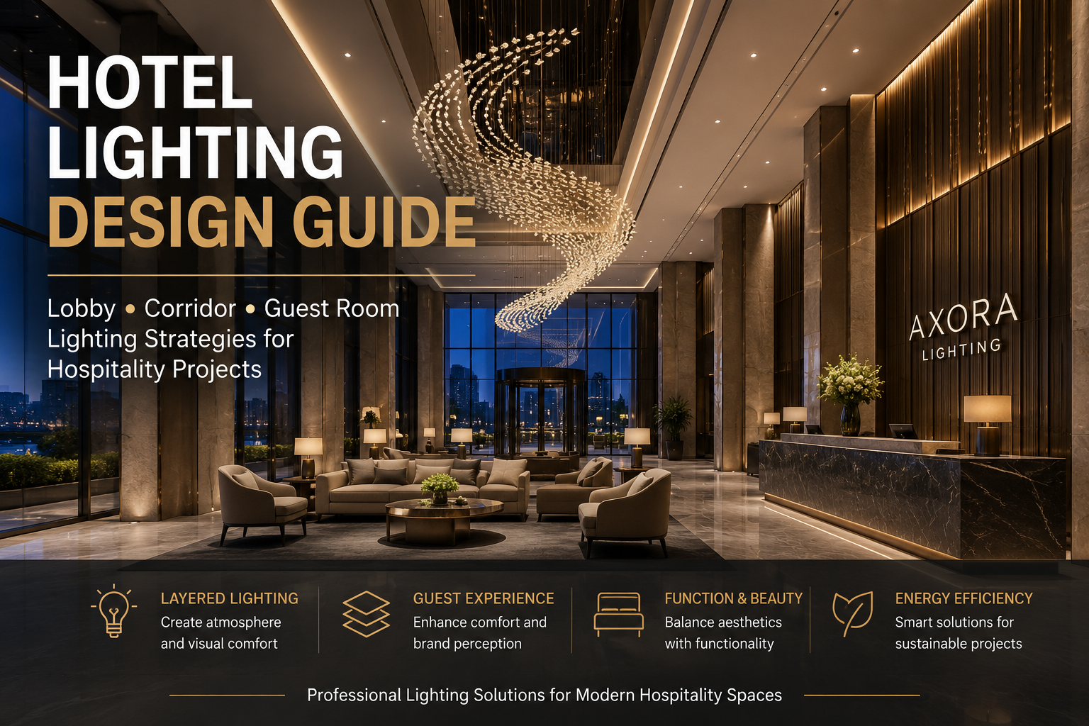 Hotel Lighting Design Guide: Lobby, Corridor and Guest Room Lighting