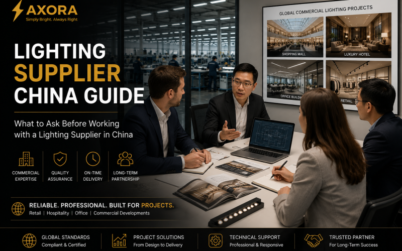 What to Ask Before Working with a Lighting Supplier in China