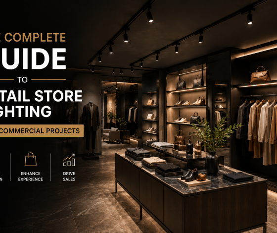 The Complete Guide to Retail Store Lighting for Commercial Projects