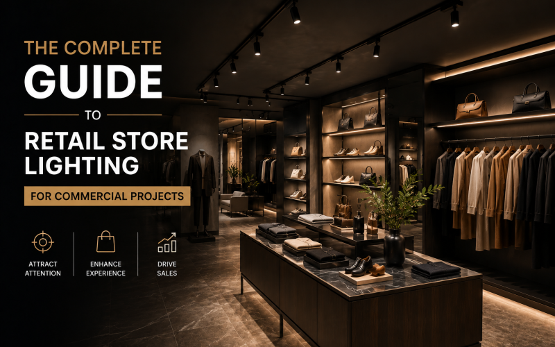 The Complete Guide to Retail Store Lighting for Commercial Projects