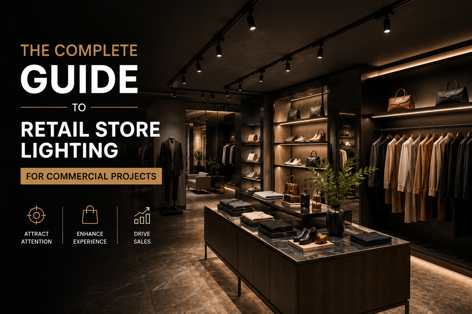 The Complete Guide to Retail Store Lighting for Commercial Projects