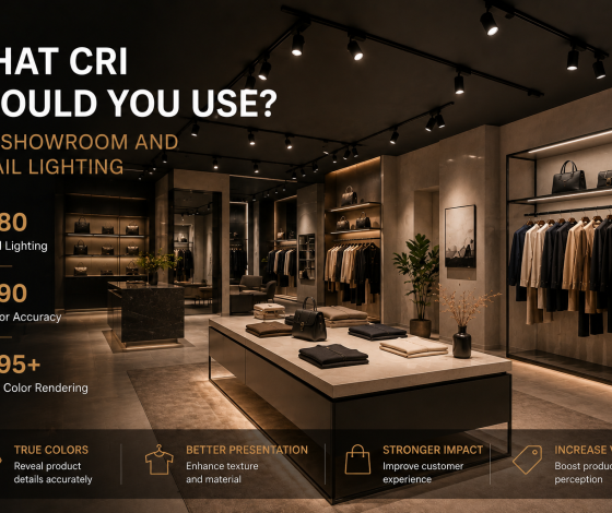What CRI Should You Use for Showroom and Retail Lighting?