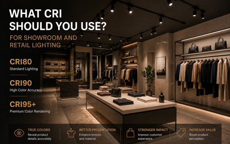What CRI Should You Use for Showroom and Retail Lighting?