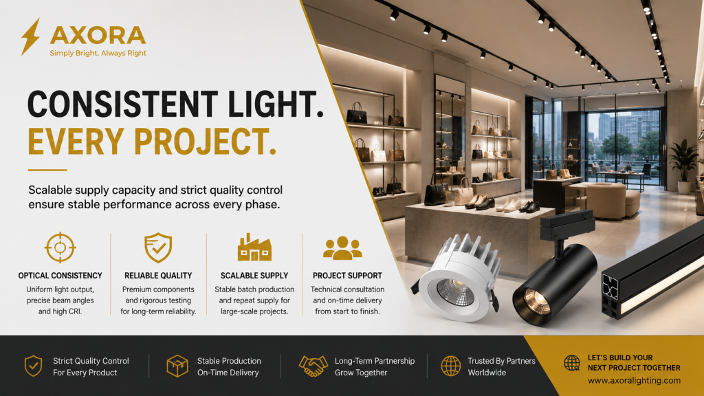 Challenges of no MOQ commercial lighting orders including higher production costs and limited customization.